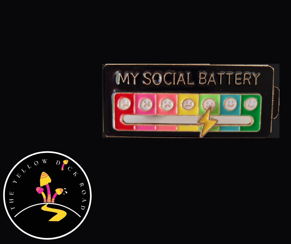 My Social Battery Pin
