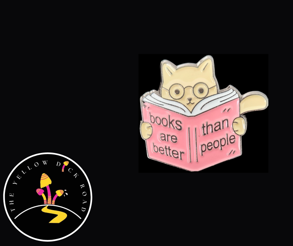 Books Are Better Than People Pin