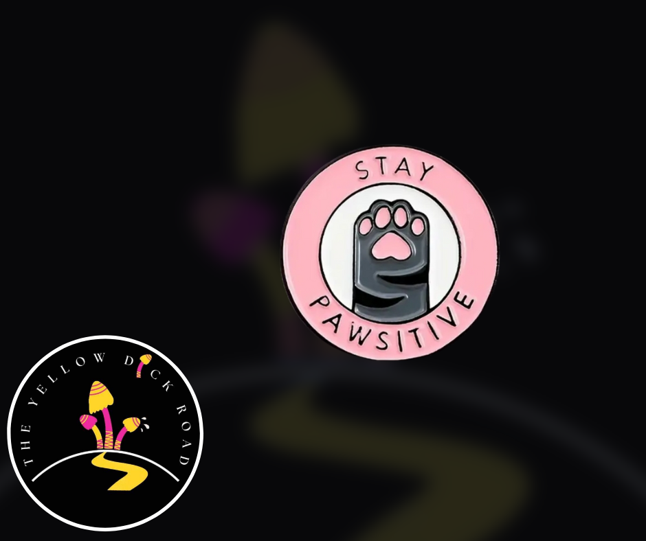 Stay Pawsitive Pin