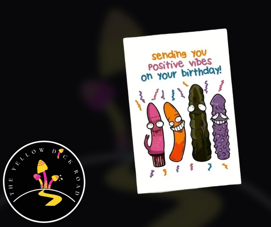 Positive Vibes Birthday Card