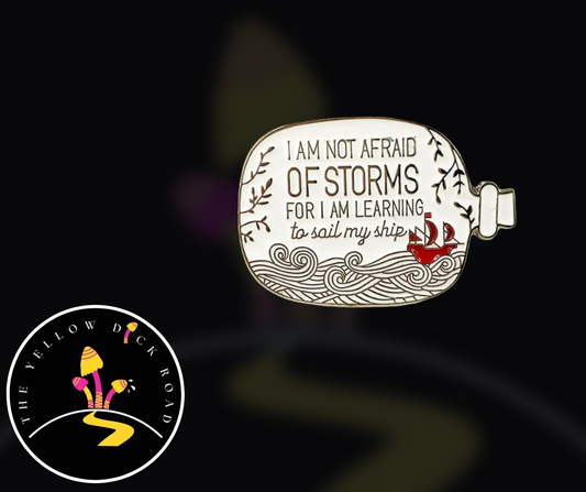 I Am Not Afraid of Storms Pin